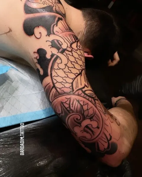 Dragon, 잉어, 일본 단풍