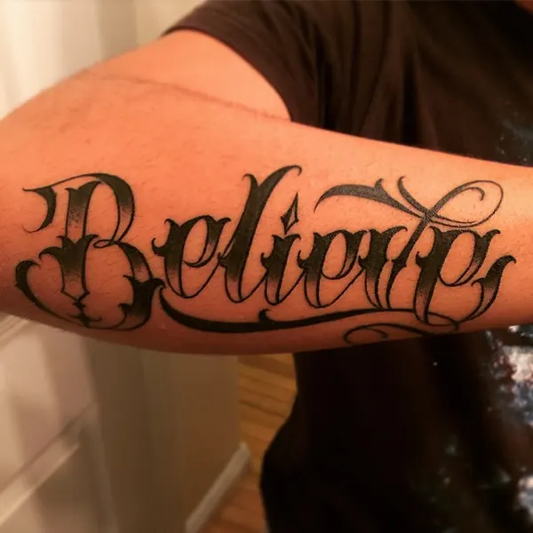 Lettering, 이름