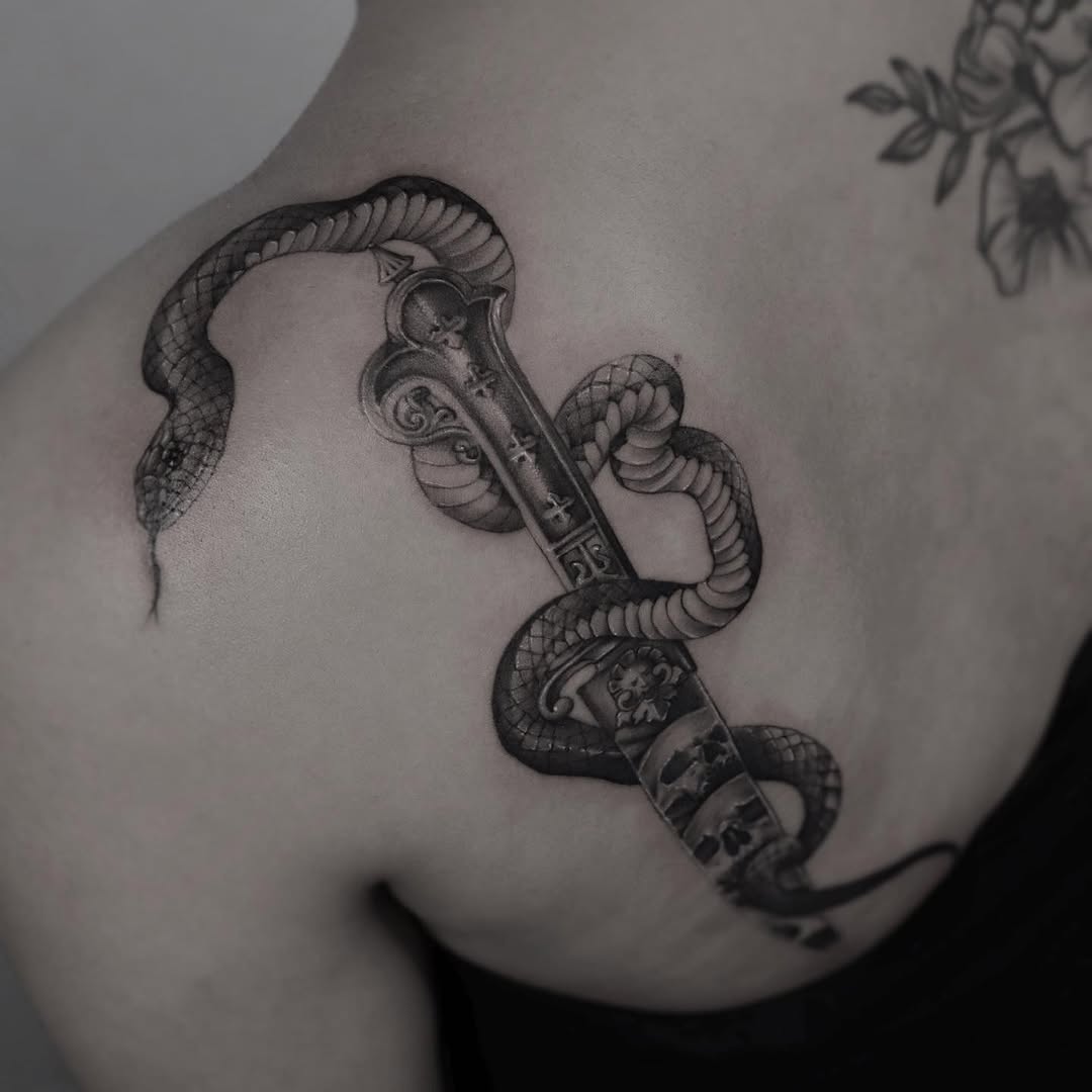 Dragon, 자물쇠, 바이올린, 기타, 열쇠