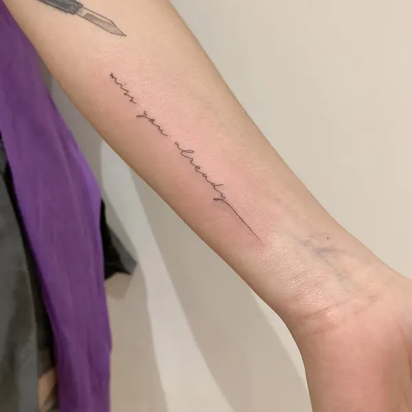 시, 가사, Lettering, 문장, 영원, 회복력, 스크립트, 장면, 손글씨