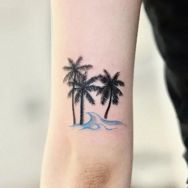 모래, 섬, 해변, 야자수, 바다, 사막, 파도