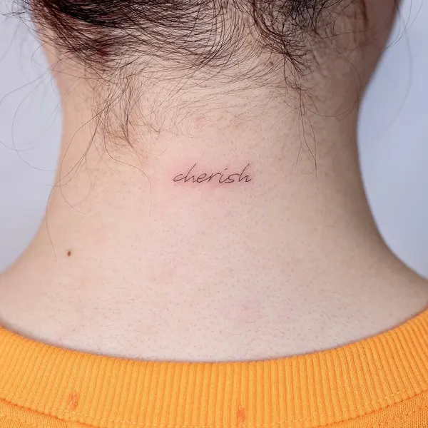 Lettering, 시, 문구, 물망초
