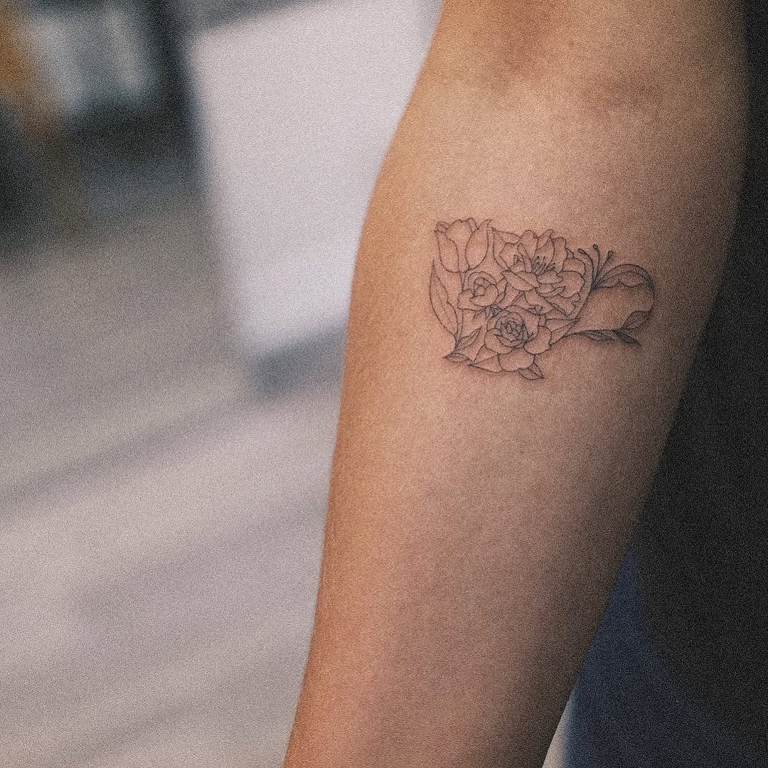 Flower, 민화