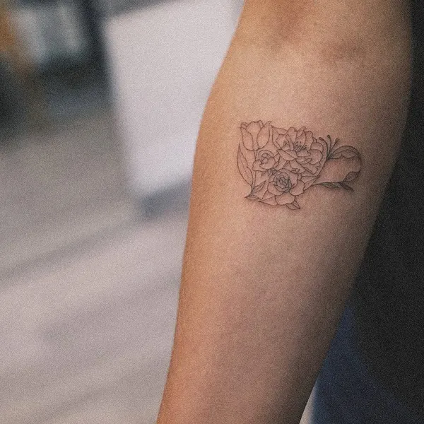 Flower, 민화