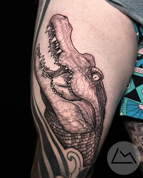 Dragon, 악어