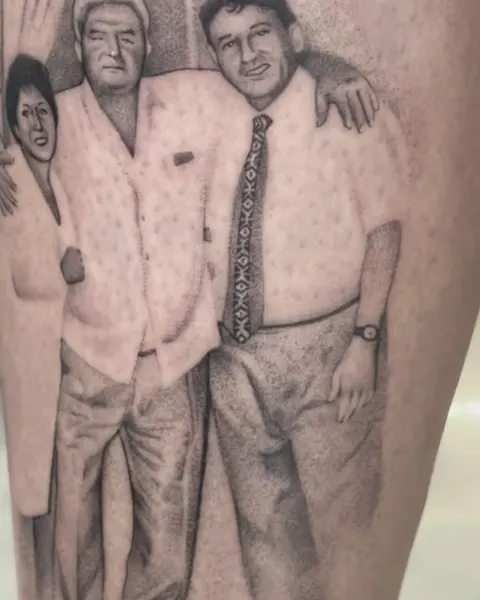 가족, 가족 타투, 아버지