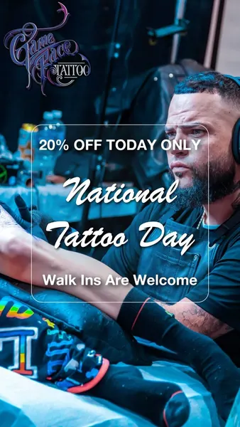 Game Face Tattoo