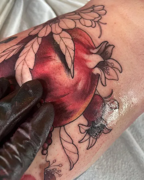 Flower, Rose, 과일, 석류, 딸기