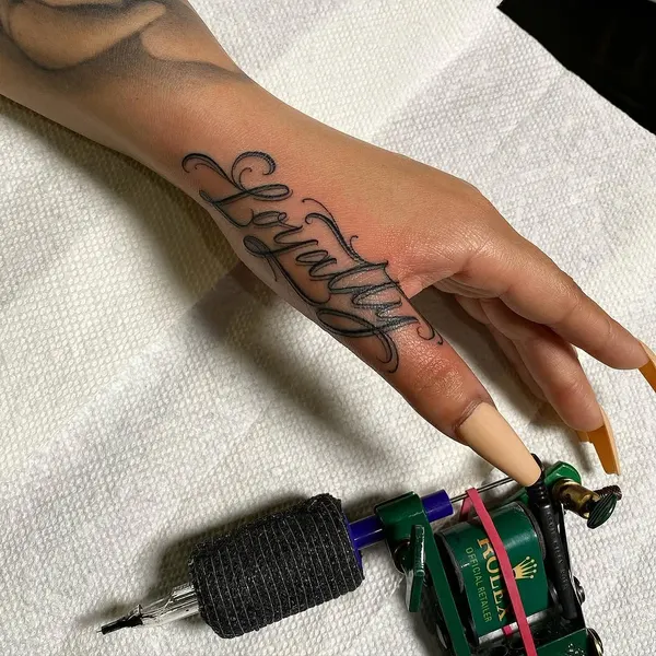 Lettering