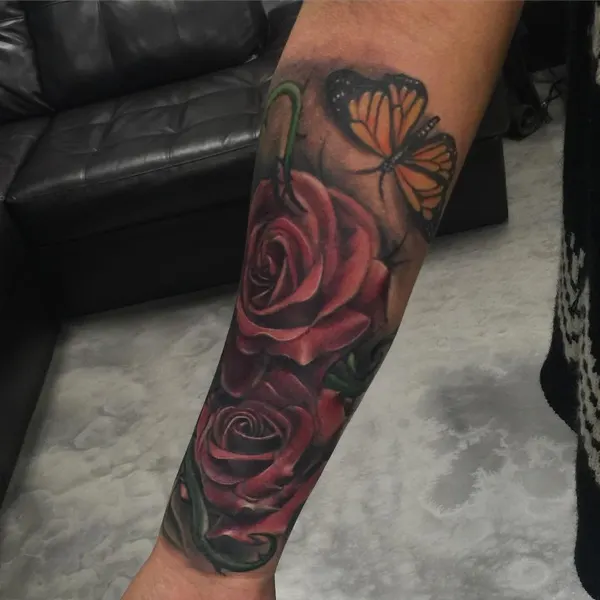 Flower, Animal, Nature, Rose