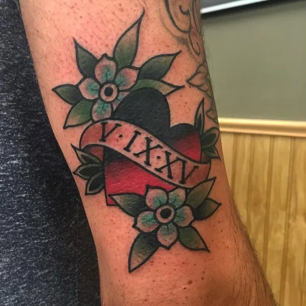 Flower, Rose, Lettering
