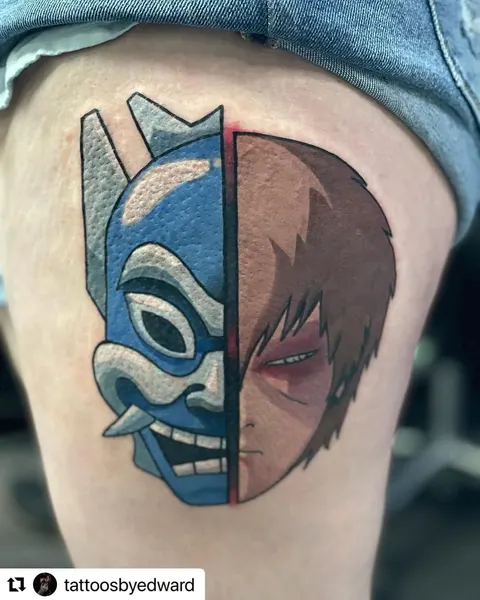 Game Face Tattoo