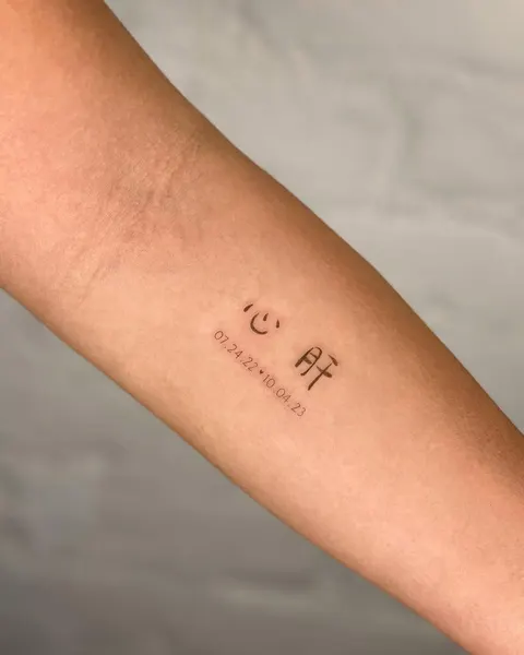 Lettering, 숫자, 날짜, 좌표, 양자리, 생년월일, 출생년도, 황소자리, 쌍둥이자리, 로마 숫자, 열쇠, 우정 타투, 커플/우정 타투