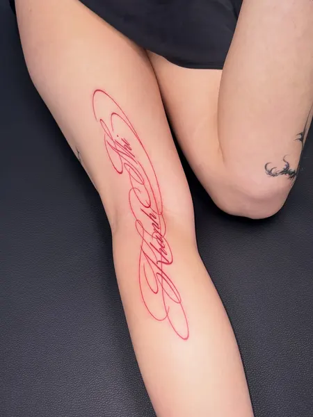 Lettering, 서명