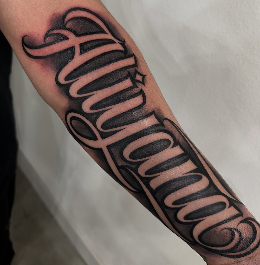 Lettering, 고딕 레터링