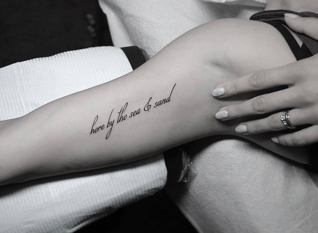 Lettering, 물망초