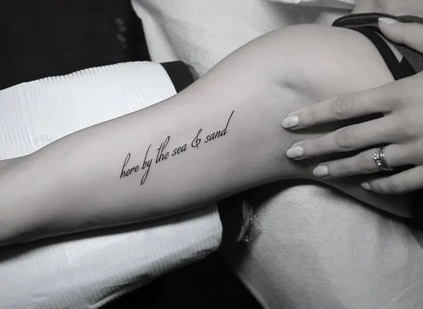 Lettering, 물망초