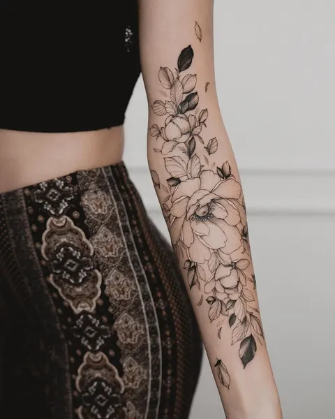 Flower, Rose, 커버업, 보디수트