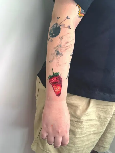 Flower, 과일, 딸기, 포도, 체리