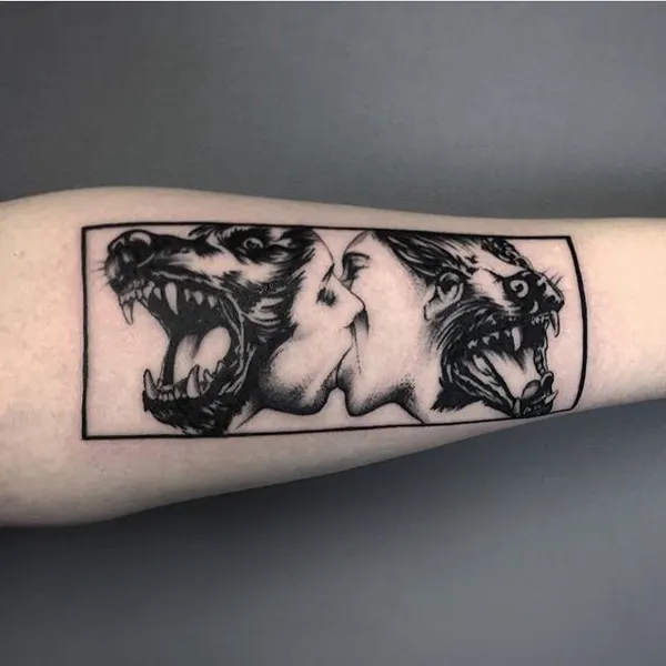 Tiger, Animal, 동굴, 멧돼지