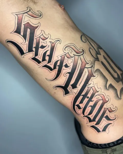 Lettering, 고딕 레터링