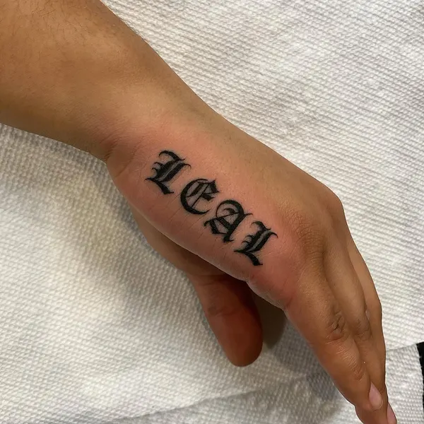Lettering