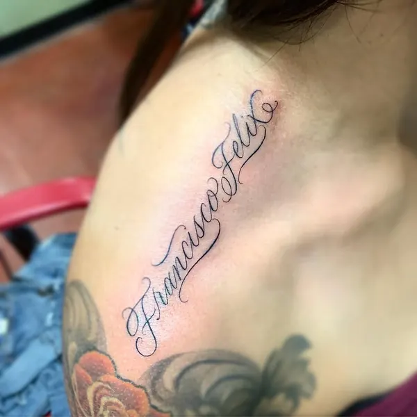Lettering, 가족 이름