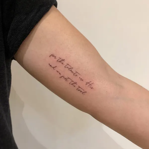 시, Lettering