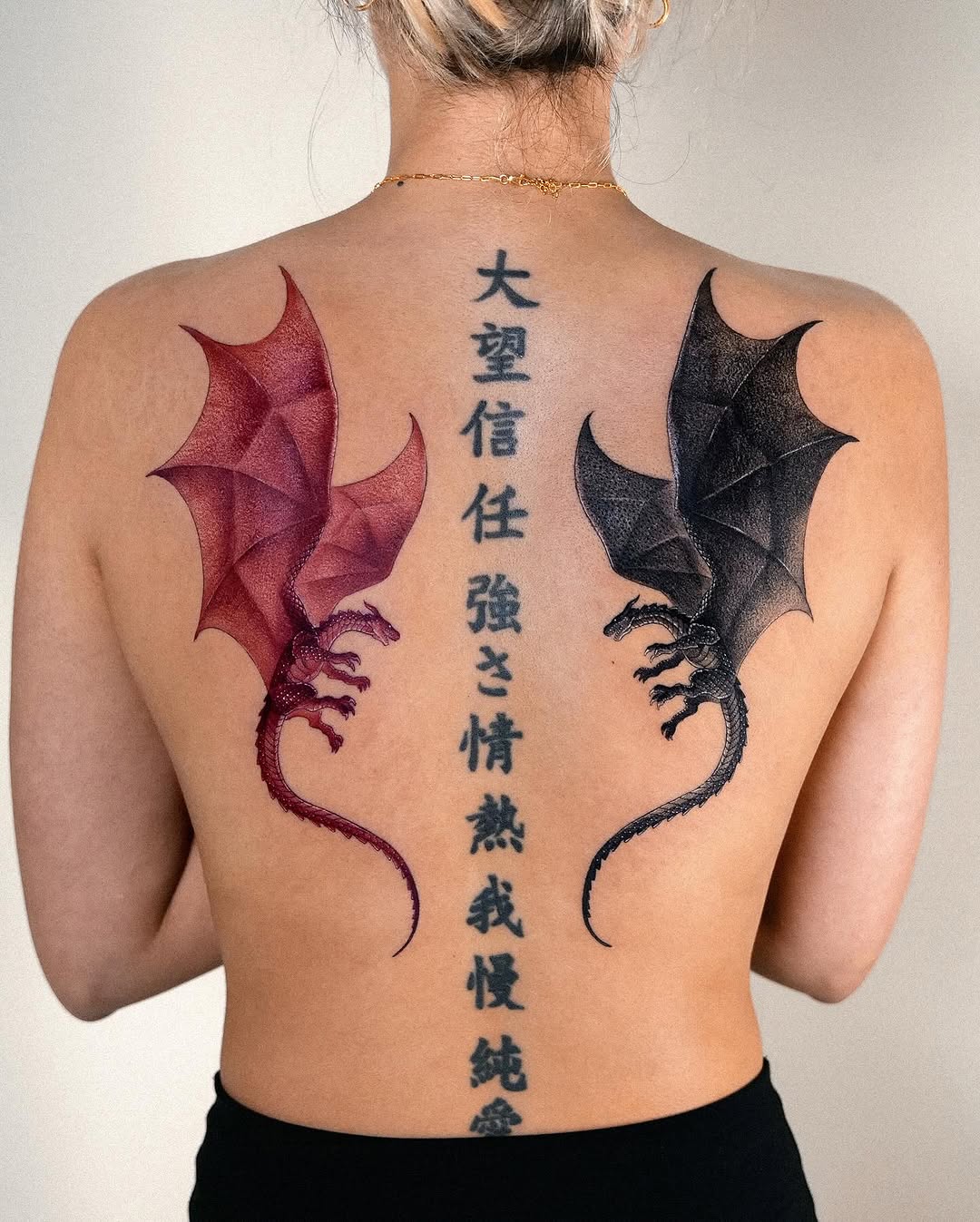 Dragon, 일본어 레터링, 한자 레터링