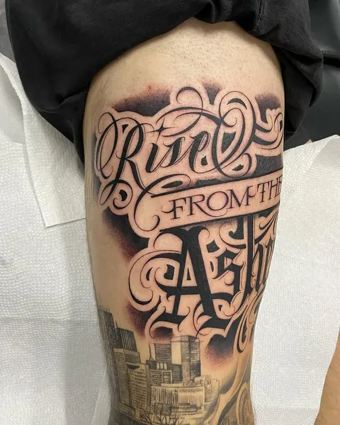 Lettering, 고딕 레터링, 일본어 레터링, 한자 레터링