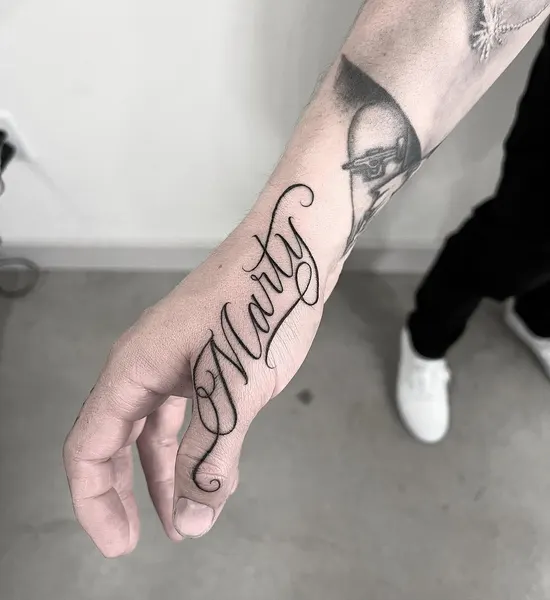 Lettering, 이름, 강인함, 물망초, 문장, 용기