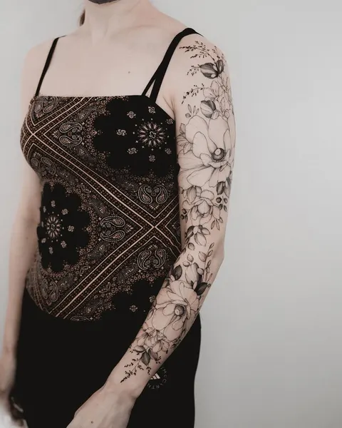 Flower, Rose, 커버업, 보디수트