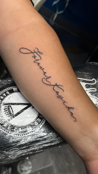 Lettering, 서명, 서예