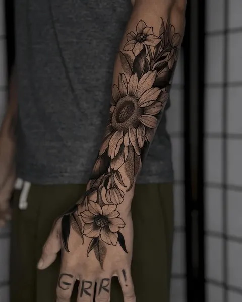 Flower, 슬리브, 하프슬리브