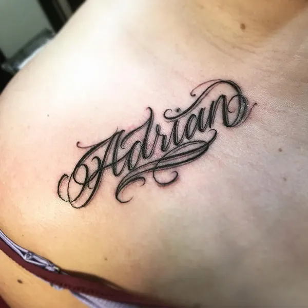 Lettering, 이름, 가족 이름, 단어, 충성, 고딕 레터링, 올드 잉글리시