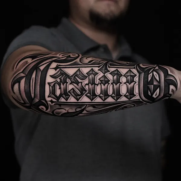 Lettering, 타자기 폰트, 아랍어 레터링