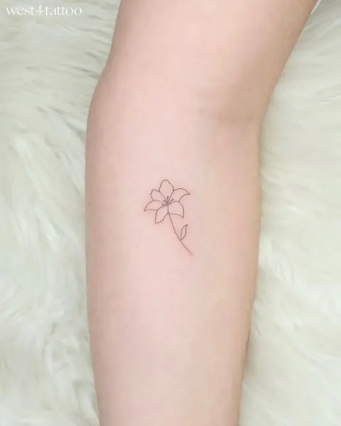 Flower, 작은 타투