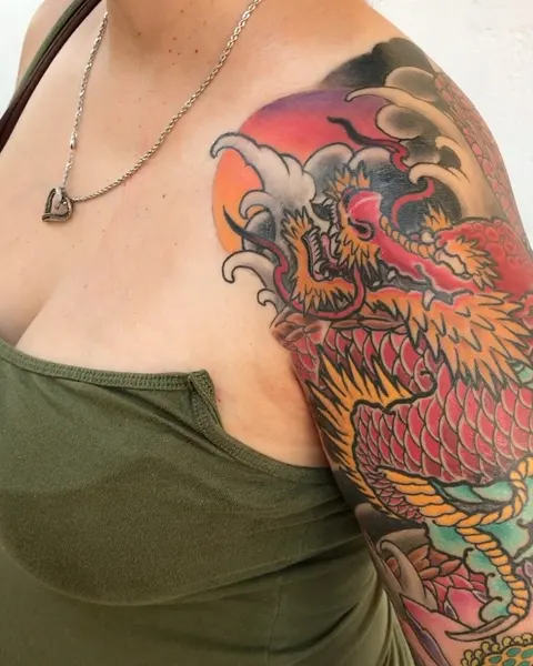 Dragon, 일본 학, 수탉, 불사조
