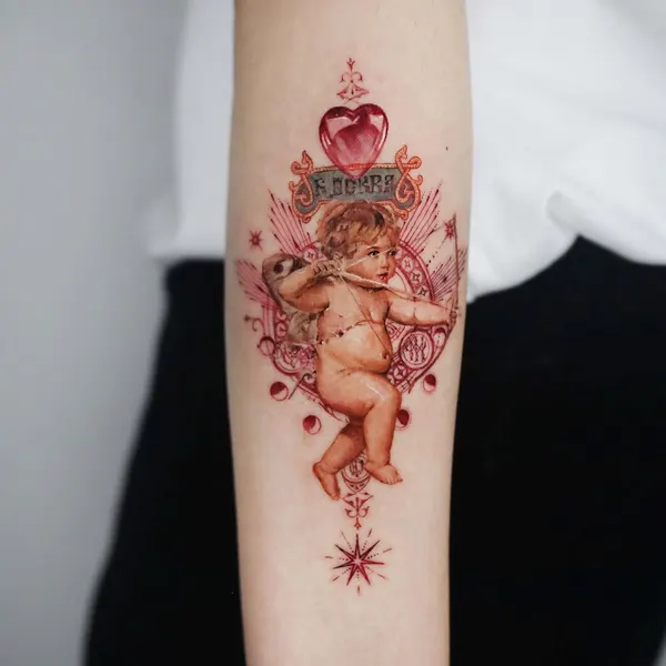 Flower, Rose, Lettering
