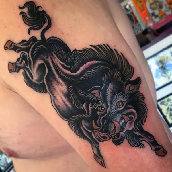 Dragon, 돼지, 멧돼지