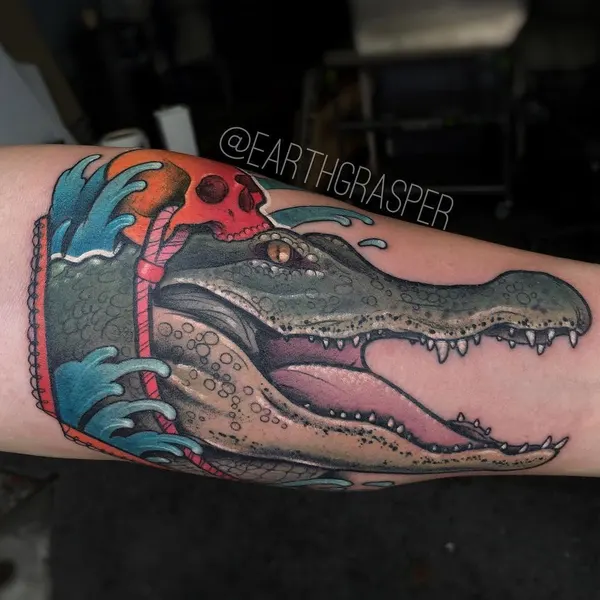Dragon, 악어