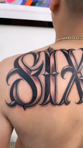 Lettering, 고딕 레터링