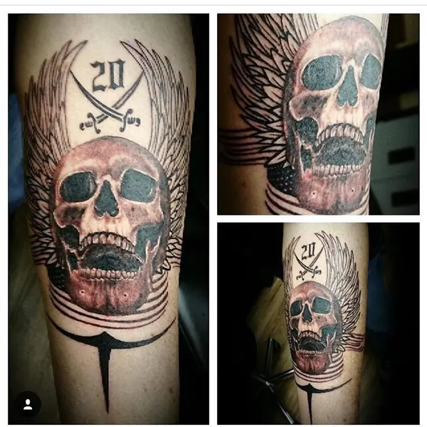 Game Face Tattoo