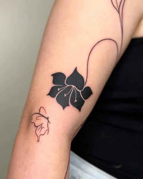 Flower, Rose, 커스텀 타투