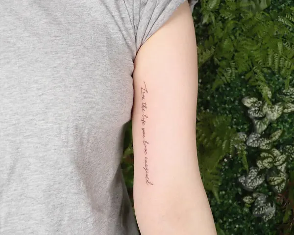 Lettering, 문구, 시, 가사, 문장, 물망초