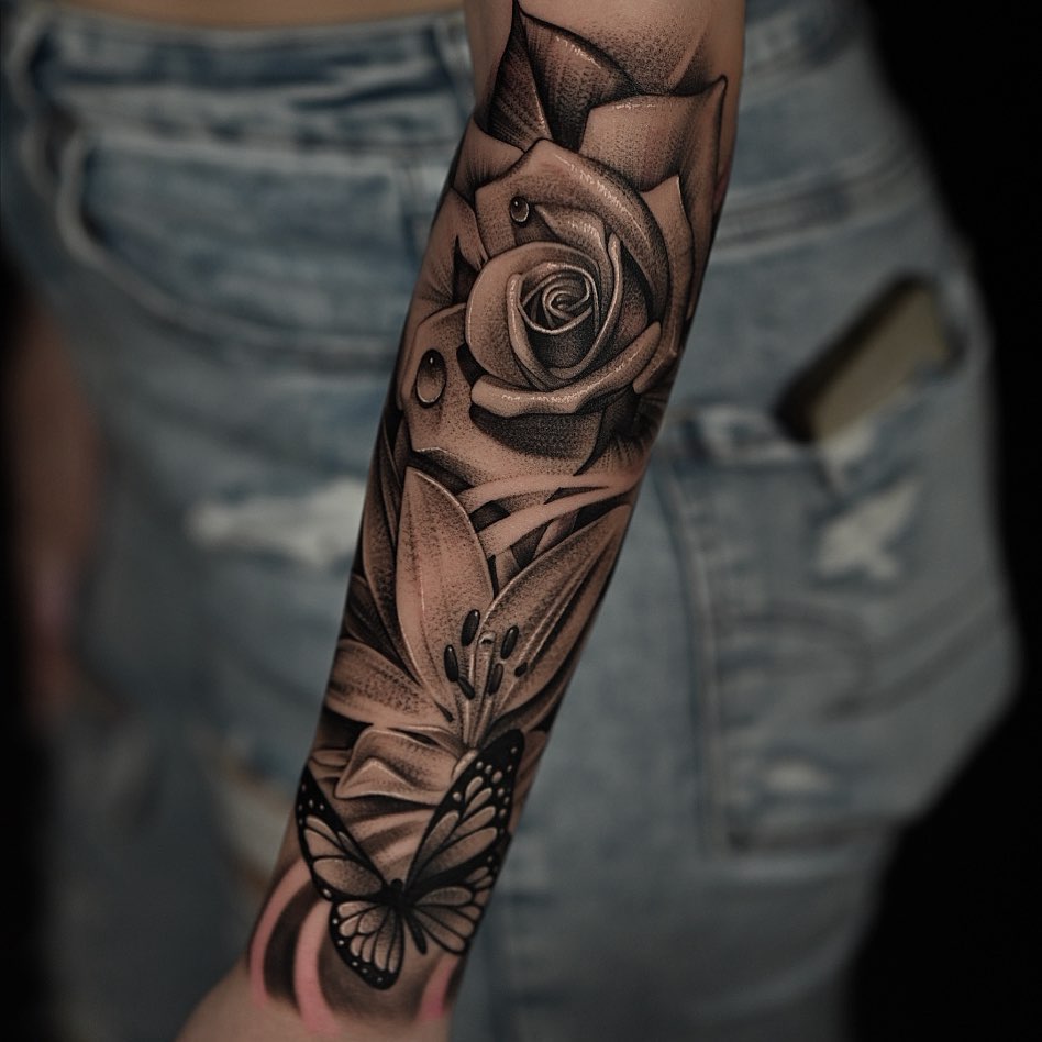 Flower, Rose, Animal, Nature