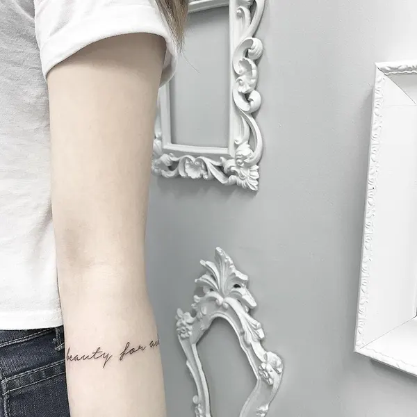 Lettering, 거울, 프레임