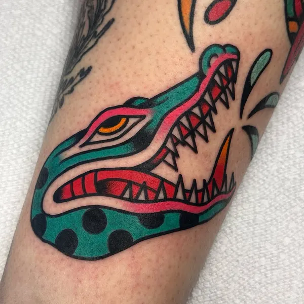 Dragon, 악어