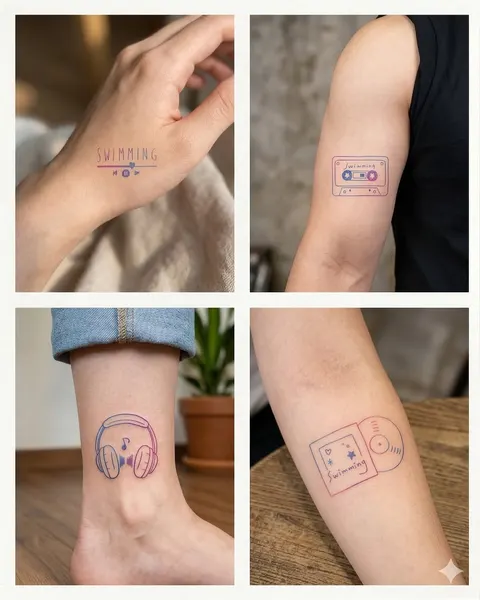 우키요에, 삼족오, 한글 레터링, 커플/우정 타투