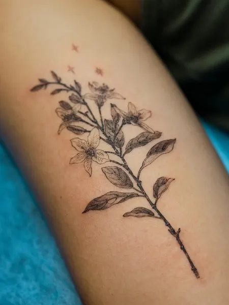Flower, 풀, 허브, 고사리, 올리브 가지